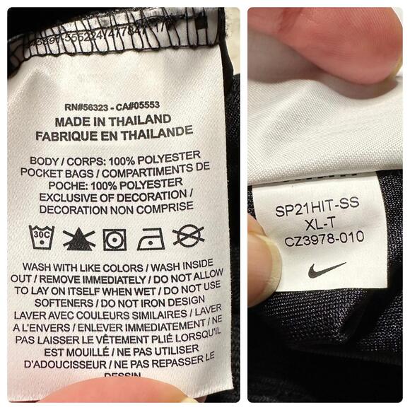 Nike Dri Fit Fly Basketball Shorts 7.5” Black Women’s XLT - Picture 8 of 8